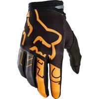 FOX 2022 180 SKEW BLACK / GOLD KIDS GLOVES