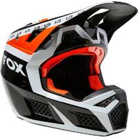 FOX 2022 V3 RS DVIDE BLACK / WHITE / ORANGE MIPS HELMET