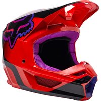 FOX 2022 V1 VENZ FLO RED KIDS MIPS HELMET