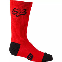 FOX MTB 6" RANGER FLO RED CREW YOUTH SOCKS