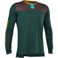 FOX DEFEND FOXHEAD LS EMERALD JERSEY