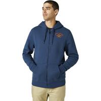 FOX AT BAY DARK INDIGO ZIP HOODIE