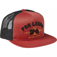 FOX AT BAY RED CLAY SNAPBACK HAT