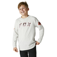 FOX BNKR LONG SLEEVE LIGHT GREY KIDS TEE
