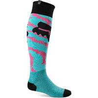 FOX 2023 180 NUKLR TEAL SOCKS