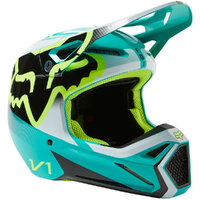 FOX 2023 V1 LEED TEAL KIDS HELMET