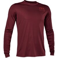 FOX RANGER SWATH LS DARK MAROON JERSEY
