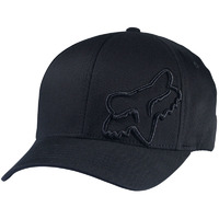 FOX FLEX 45 BLACK FLEXFIT HAT