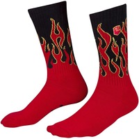 FIST FLAMING HAWT CREW SOCKS