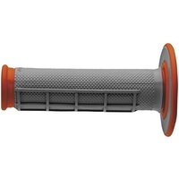 RENTHAL DUAL COMPOUND HALF WAFFLE ORANGE/GREY GRIPS
