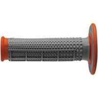 RENTHAL DUAL COMPOUND HALF WAFFLE ORANGE TAPERED GRIPS