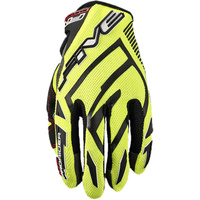 FIVE MXF PRORIDER S FLURO YELLOW GLOVES