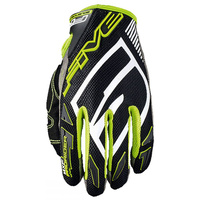 FIVE MXF PRO RIDER S BLACK/GREEN GLOVES