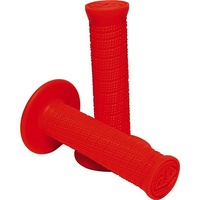 ODI MX TROY LEE DESIGNS SINGLE PLY FIRE RED GRIPS