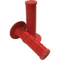 ODI MX HALF WAFFLE RED GRIPS