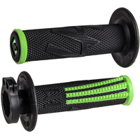 ODI V2 EMIG PRO BLACK/GREEN 2T/4T LOCK ON GRIPS