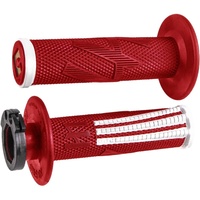 ODI V2 EMIG PRO RED/WHITE 2T/4T LOCK ON GRIPS