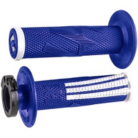 ODI V2 EMIG PRO BLUE/WHITE 2T/4T LOCK ON GRIPS