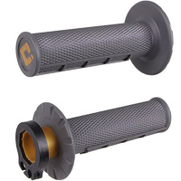 ODI V2 GRAPHITE 2T/4T LOCK ON GRIPS