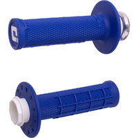 ODI MOCRO-X BLUE 2T / 4T HALF WAFFLE LOCK ON GRIPS