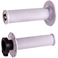 ODI NO WAFFLE SOFT COMPOUND WHITE 2T / 4T LOCK ON GRIPS