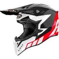 AIROH WRAAAP RELOADED RED GLOSS HELMET