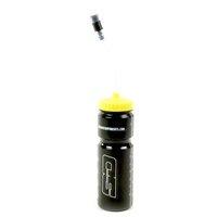 SD WATER BOTTLE BLACK/ YELLOW WITH STRAW