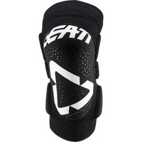 LEATT 3DF 5.0 WHITE/BLACK KIDS KNEE GUARDS
