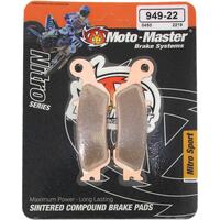 MOTO-MASTER YAMAHA YZ / YZF 08-23 WRF 16-23 NITRO SPORT FRONT BRAKE PADS