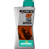 MOTOREX 1L 10W40 4T TOP SPEED MC 4 STROKE OIL