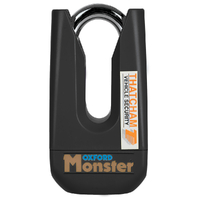 OXFORD GOLD SERIES BLACK MONSTER DISC LOCK