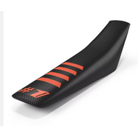 ONEGRIPPER RIBBEED BLACK/ORANGE SEAT COVER
