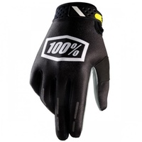 100% PERCENT RIDEFIT CORPO BLACK GLOVES