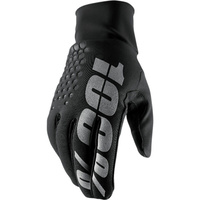100% PERCENT HYDRMATIC BRISKER BLACK GLOVES