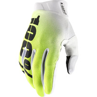 100% PERCENT RIDEFIT KORP YELLOW GLOVES