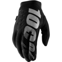 100% PERCENT BRISKER COLD WEATHER BLACK GLOVES