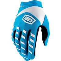 100% PERCENT AIRMATIC FLURO ORANGE GLOVES