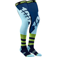 100% PERCENT 100% REV NAVY KNEE BRACE SOCKS