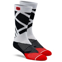 100% PERCENT RIFT STEEL GREY ATHLETE SOCKS
