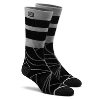 100% PERCENT FRACTURE BLACK ATHLETE SOCKS