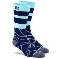 100% PERCENT FRACTURE NAVY ATHLETE SOCKS