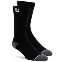 100% CASUAL SOLID BLACK SOCKS