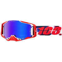 100% PERCENT ARMEGA HIPER MORPHO BLUE MIRROR GOGGLES
