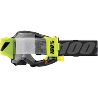100% PERCENT ACCURI 2 FORECAST BLACK / GREY CLEAR GOGGLES