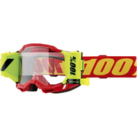 100% PERCENT ACCURI 2 FORECAST RED CLEAR GOGGLES