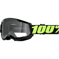 100% PERCENT STRATA 2 UPSOL CLEAR GOGGLES