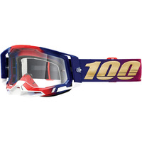 100% PERCENT RACECRAFT 2 UNITED CLEAR GOGGLES