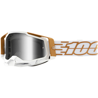 100% PERCENT RACECRAFT 2 MAYFIELD MIRROR SILVER GOGGLES