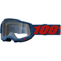 100% PERCENT ACCURI 2 ODEON CLEAR GOGGLES