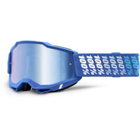 100% PERCENT ACCURI 2 YARGER BLUE MIRROR GOGGLES